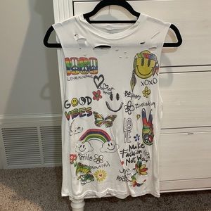 COPY - Lauren Moshi graphic tank